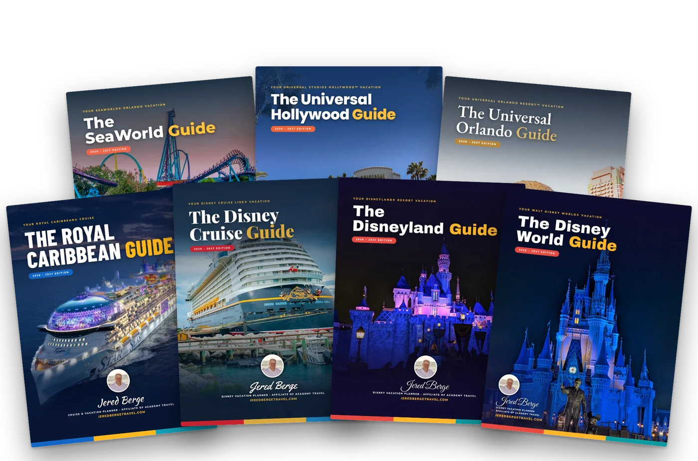 The seven Jered Berge vacation guides